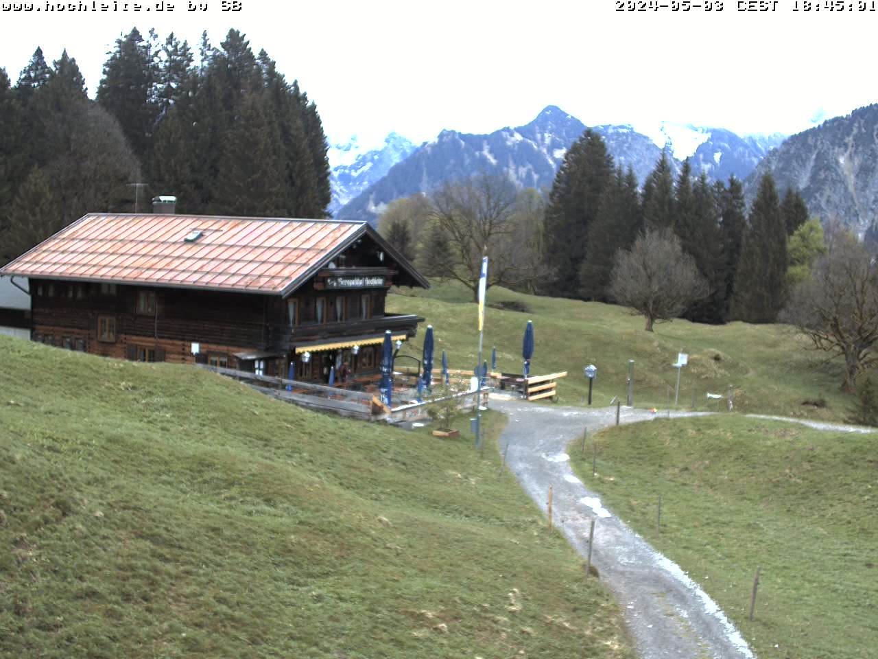 Webcam Allgäu - Oberstdorf - zwischen Sollereck Bergstation und Skiflugschanze im Stillachtal gelegen